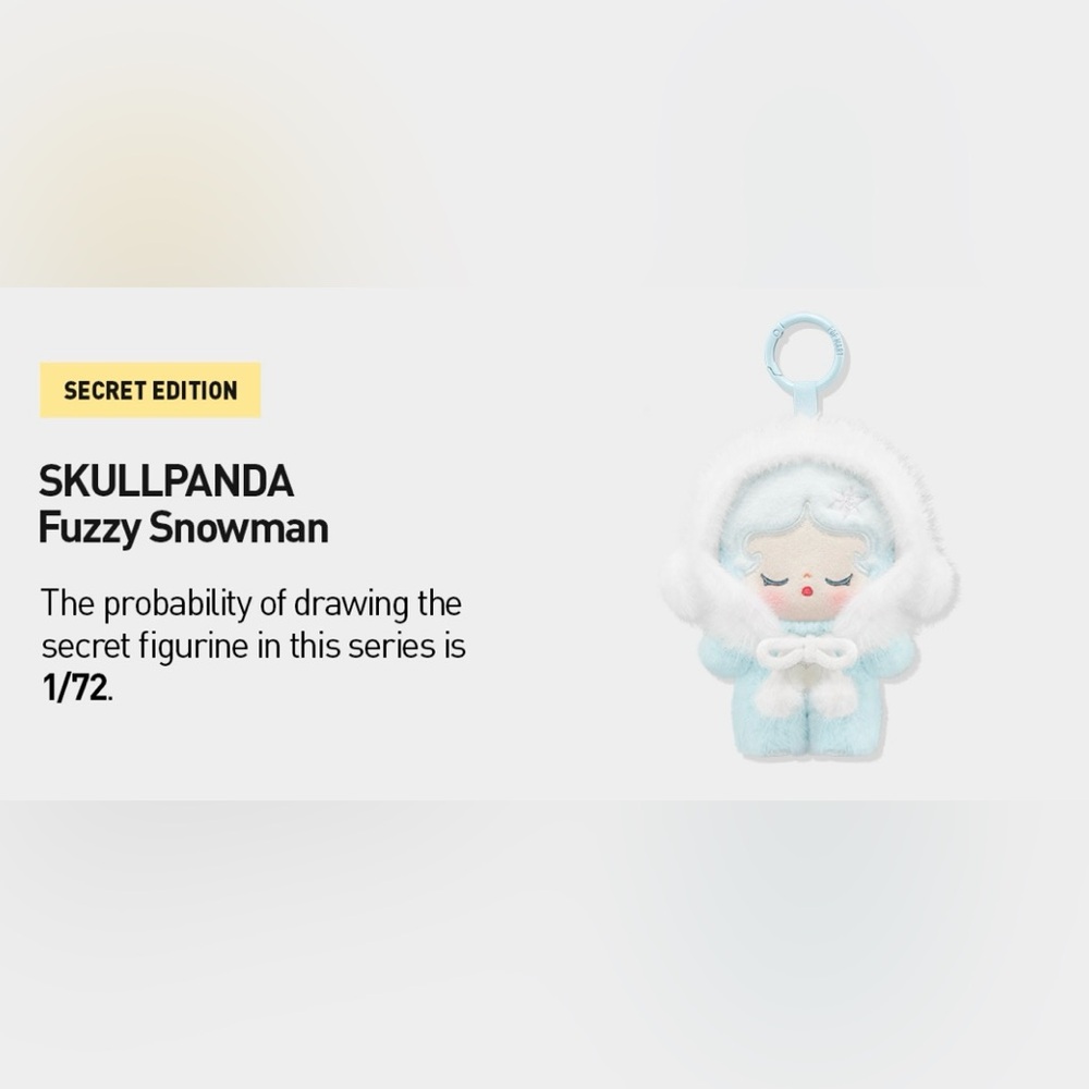 ❄️ POP BEAN ”Fluffy & Cozy” Plush Pendant ❓BLIND BOX ❓🆕SEALED BOX🆕 🟥POP MART🟥 - Picture 8 of 16